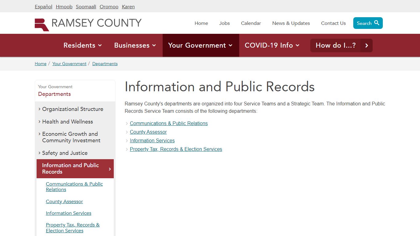 Information and Public Records | Ramsey County